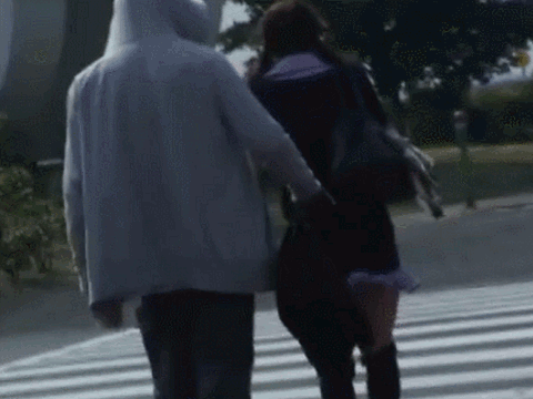 【パンチラGIF画像】動きのあるGIF画像でみるパンチラが最高に興奮するンゴｗｗｗ
