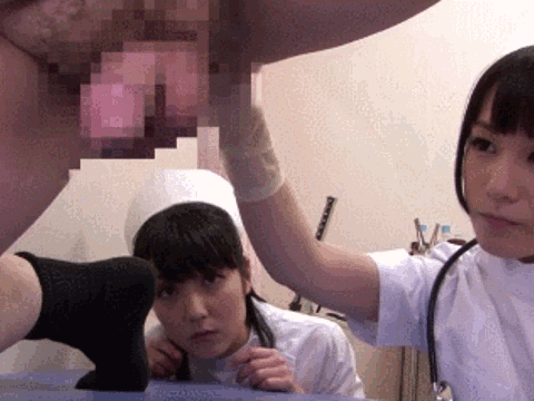 こんなエロナースに憧れるぅ！入院したが最後…ザーメン絞り取るドスケベナースのエロGIF画像